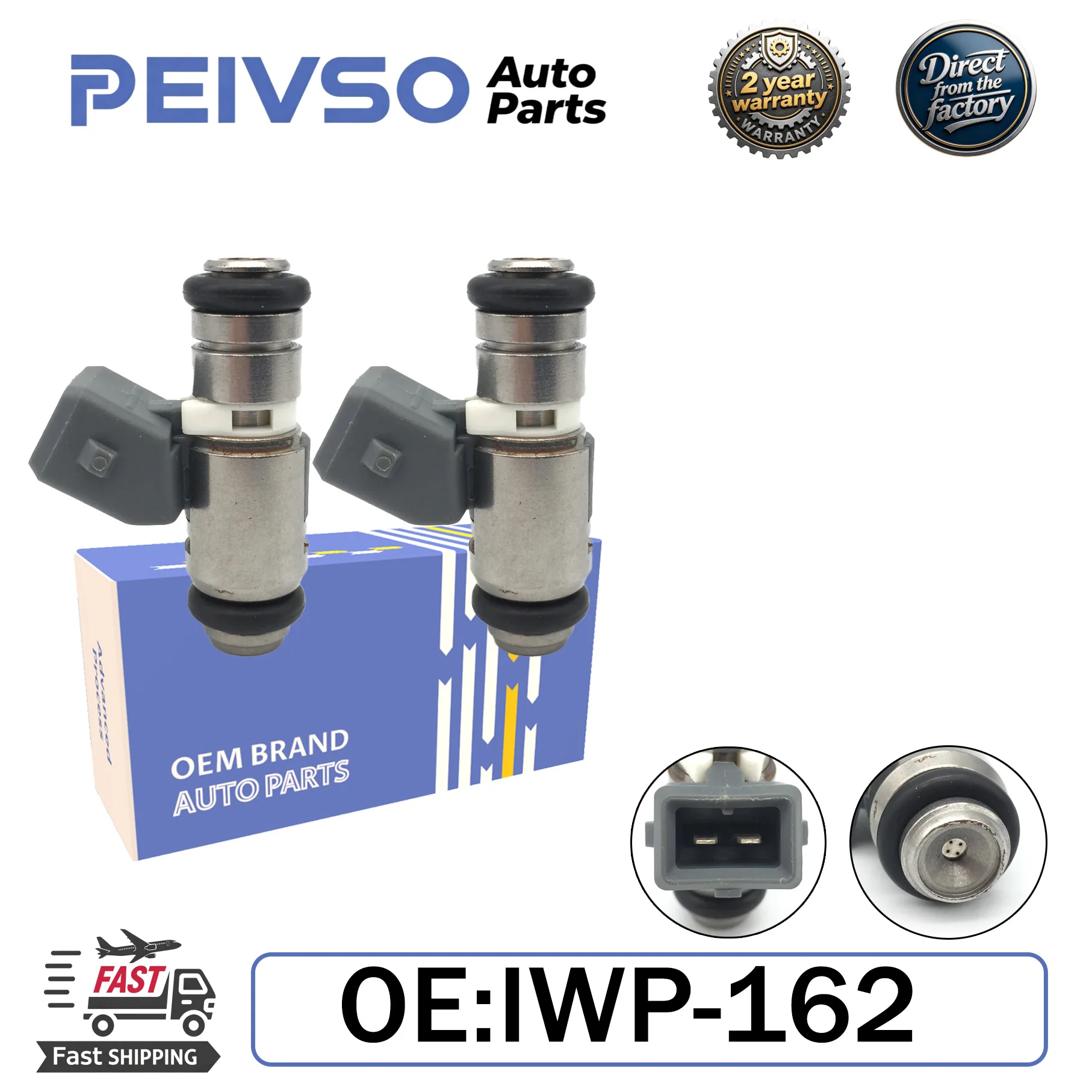 PEIVSO 2pcs IWP162 IWP-162 Fuel Injectors For Multistrada Sport 1198 Gt MOTO GUZZI Breva Norge Harley Davidson 330cc L2 V-TWIN
