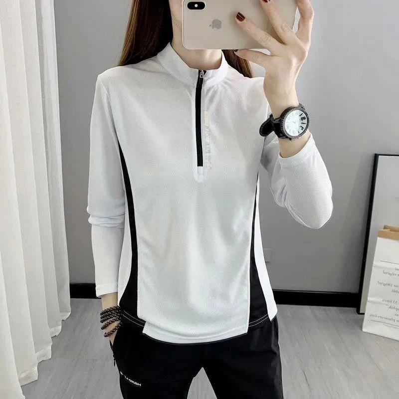 Hiking Quick Dry T Shirt Women Long Sleeve Outdoor Sports Tops Rock Climbing Hiking Running Fitness Cycling Road Trip T Shirt