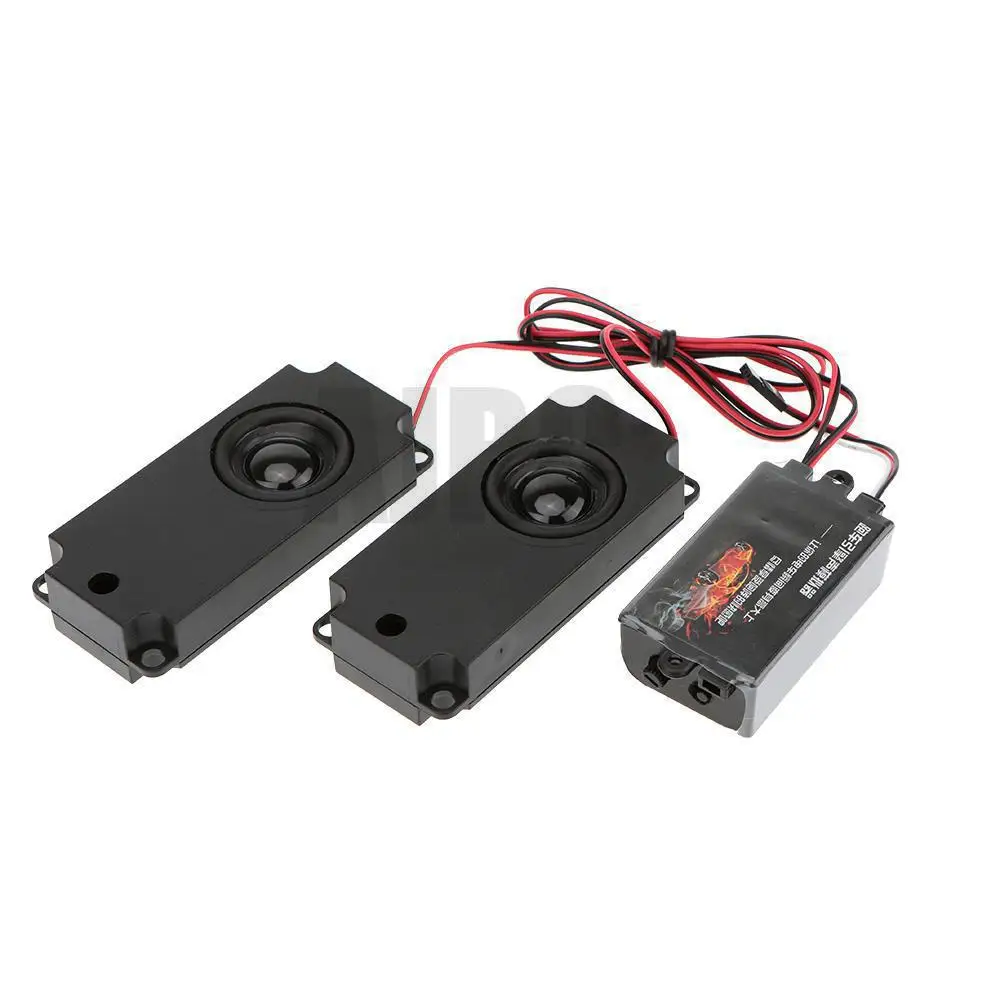 2020New Motor Sound Simulator 10 Sound Effect Two Speakers Accelerator Linkage Engine Sound Group for 1/10 RC Crawler TRX-4 D90