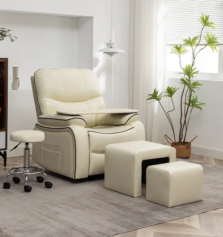 Cadeira de massagem elétrica multifuncional, Tecido de couro de microfibra, Home Electric Multi-function Pine Material