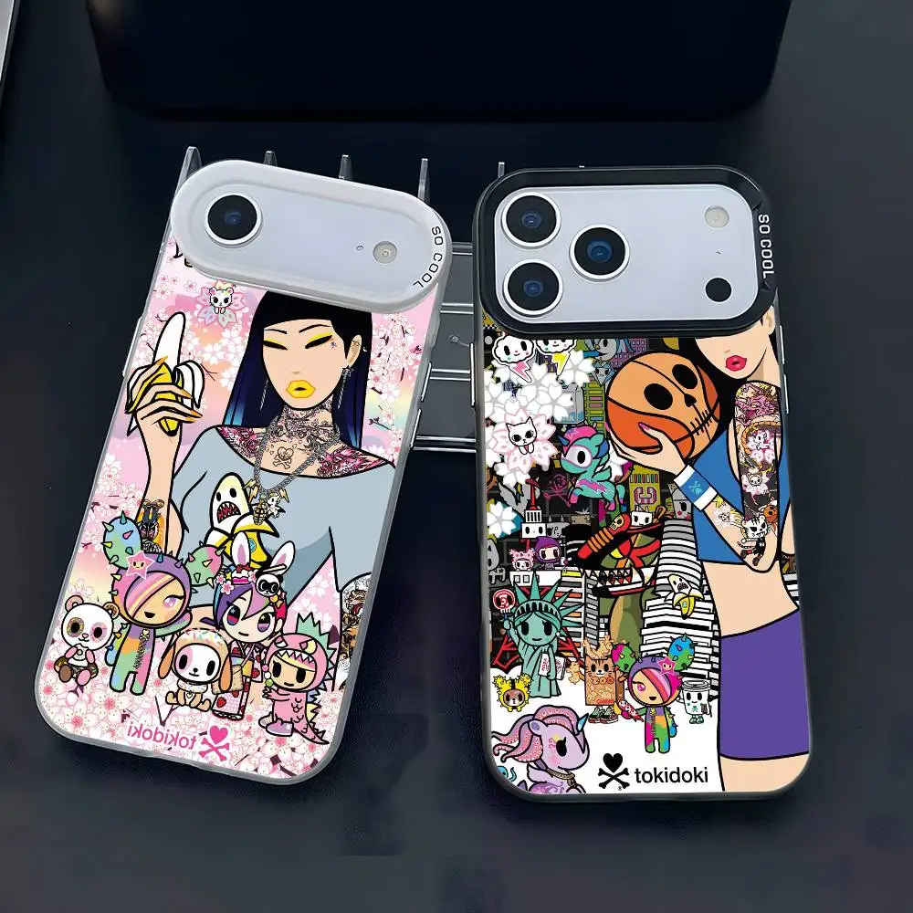 اليابان T-Tokidokis جراب هاتف آيفون 12 13 14 15 16 17Pro ماكس زائد حماية تصفيح غطاء الهاتف #2