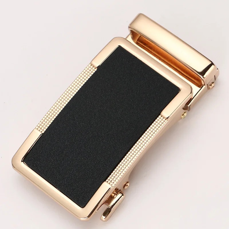 3.5CM Zinc Alloy Auto Buckle Men's Belt - Business Casual Waistband Headwear, Durable Scratch-Resistant Pant Belt Buckle