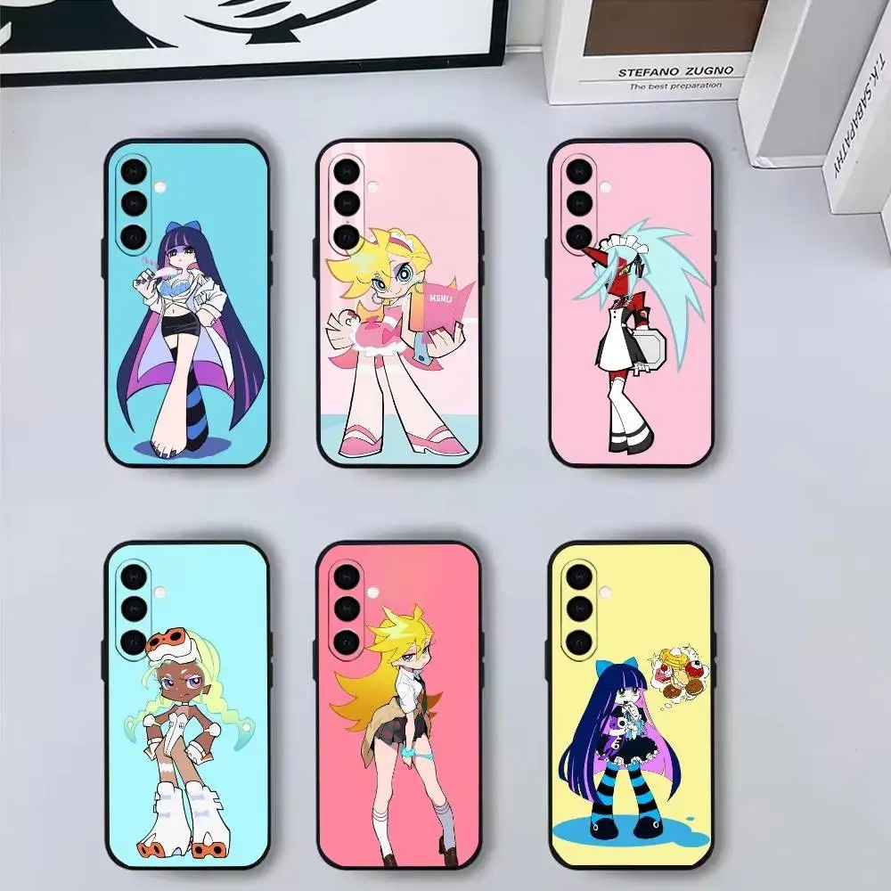 

New P-PANTY S-STOCKING with G-GARTERBELT Phone Case For Samsung Galaxy A73,A72,A71,A70,A53,A52,A51,Others Soft Black Cover