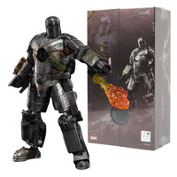 Original ZD Marvel Toys 1:10 LED version Iron Man figure Mark 1 MK1 Tony Stark Model Action Figure Collect models