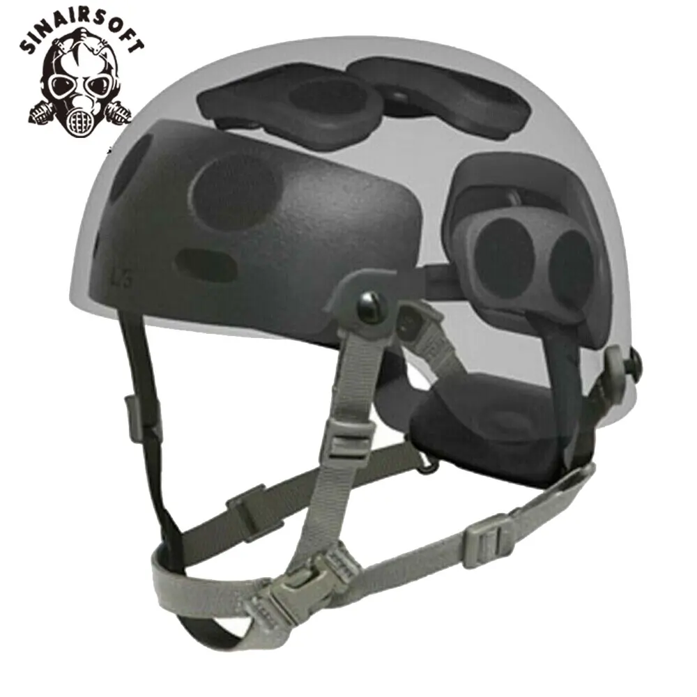 

Tactical Helmet Liner Kit ACH Occ-Dial Liner Kit Adjustable Helmet System OPS/MICH 2000/2002 FAST Helmet Accessories