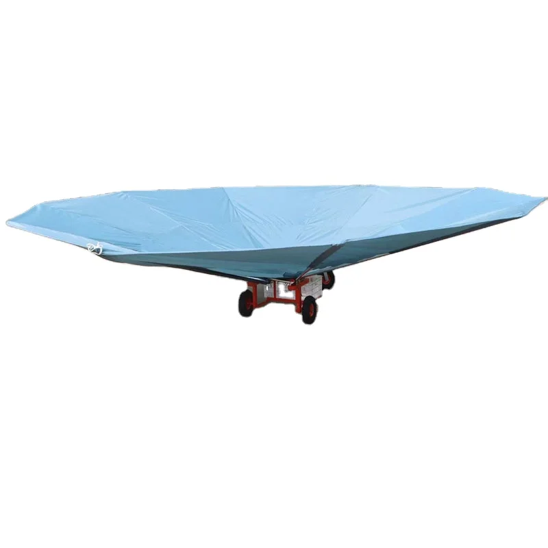 Harvesting Umbrella Orange Dates - High Efficiency Fruit Collector Olive Tree Shaker Umbrella Collector 6m Fruit Tree Collector