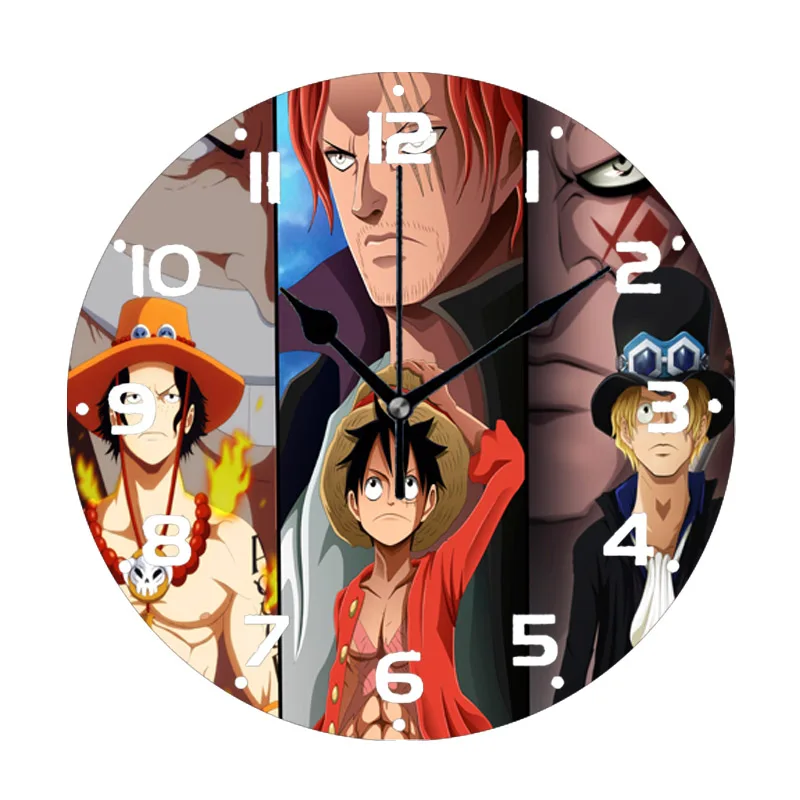 14inch One Piece Wall Clock Anime Chopper Luffy Modern Art