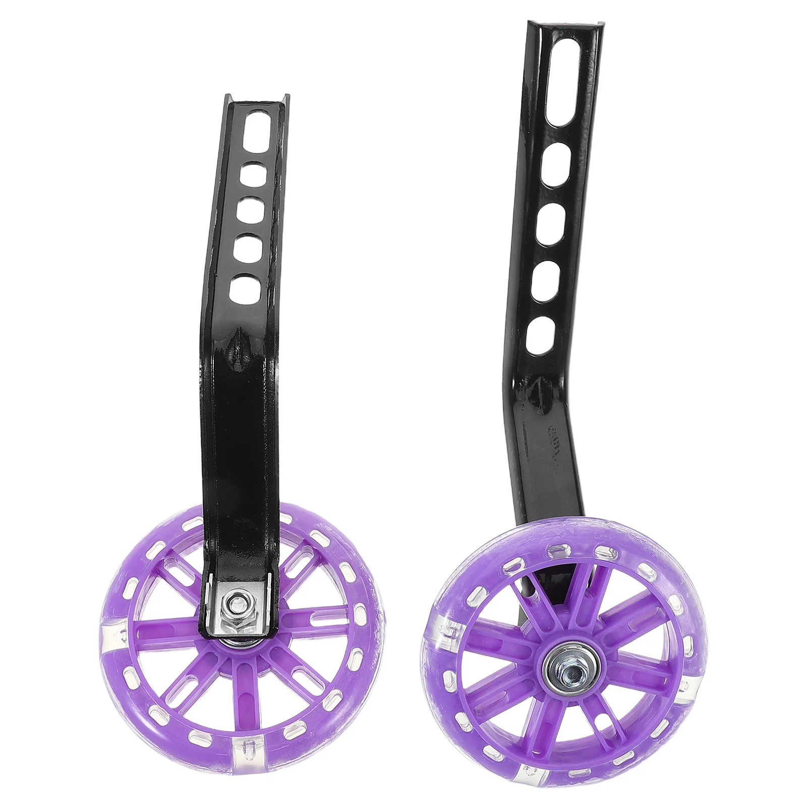 1Pair Kids Bike Training Mute Stabilizers Shock Absorbing Easy Install Night Safety Compatible Various Models