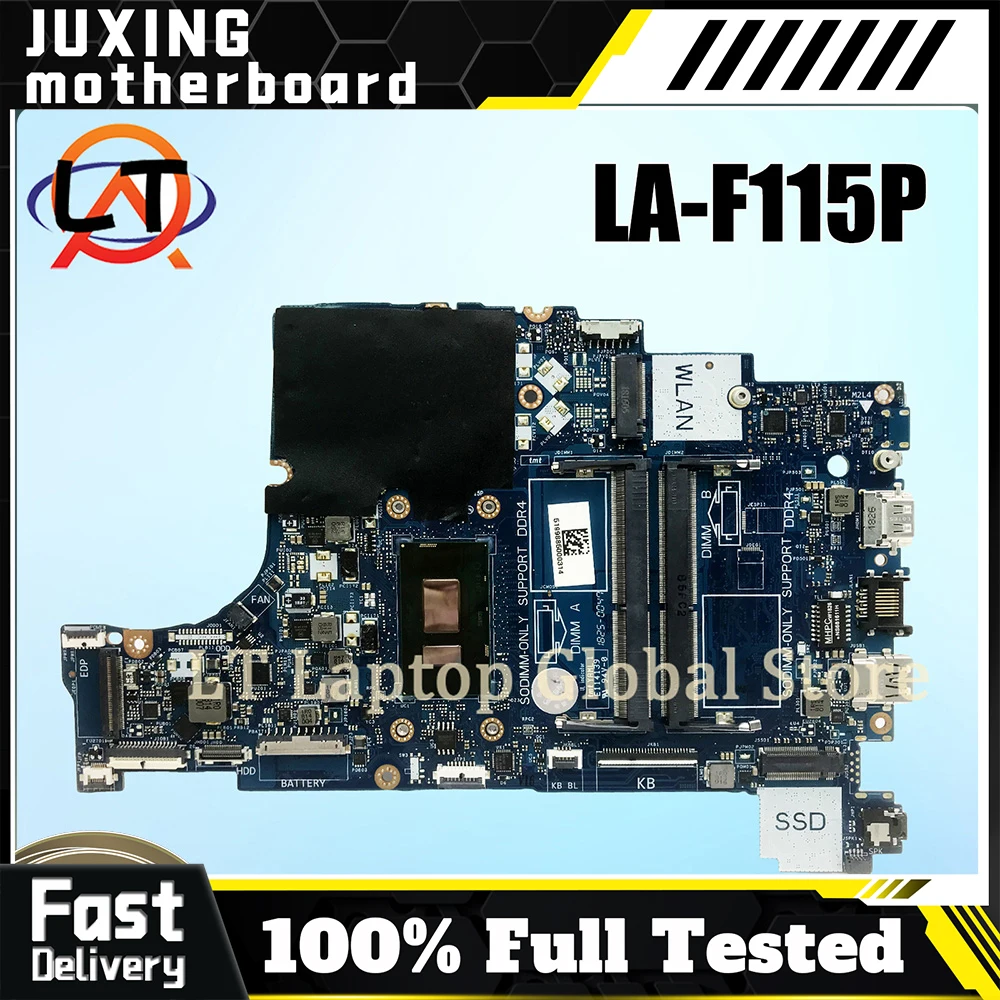 

LA-F115P For DELL Inspiron 3490 3590 LA-F115P Notebook Motherboard i3 i5 i7 CPU tested Laptop Mainboard