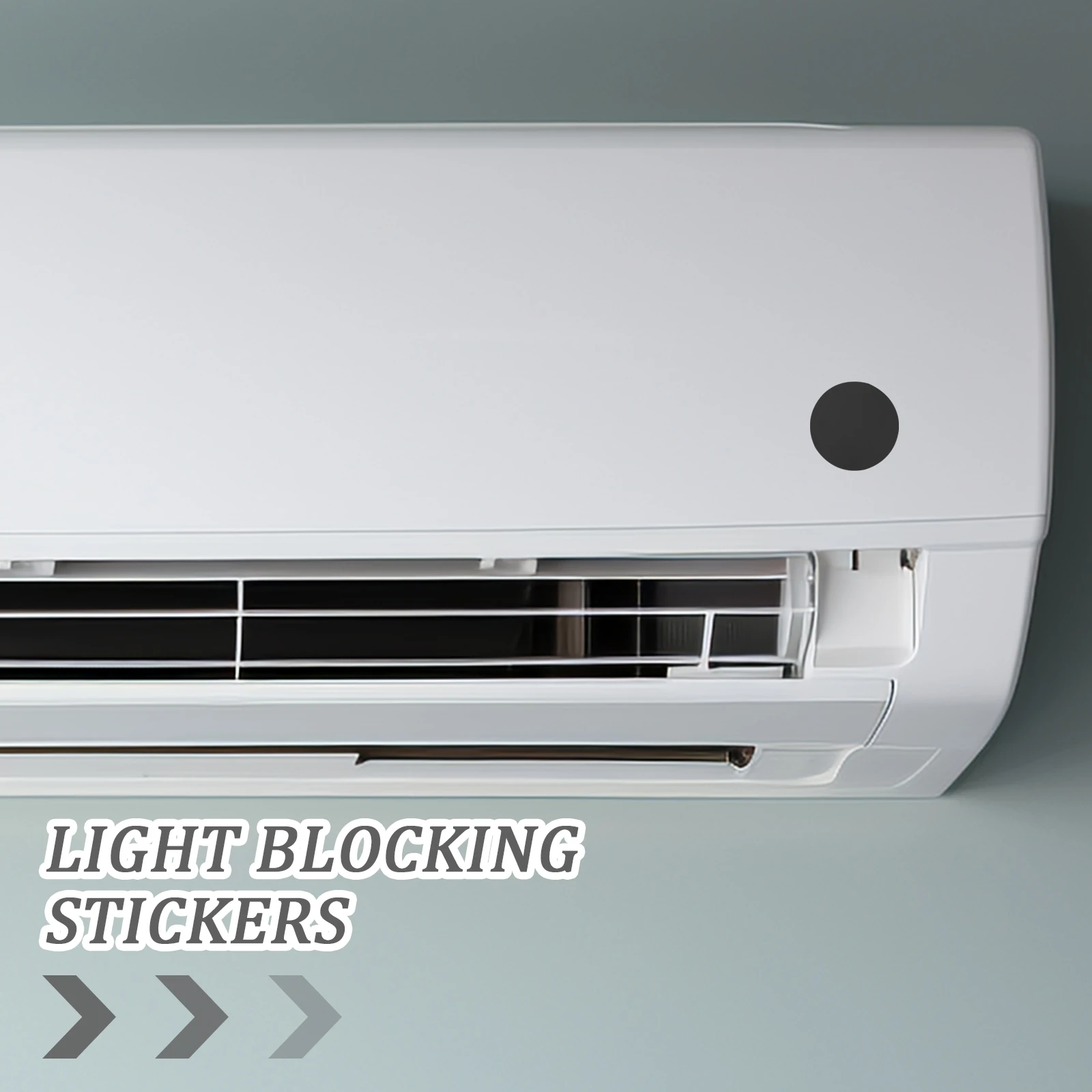

4pcs Blackout Stickers Light Dimming Shading Electronic Cover LED for Air Conditioner Power Indicator Anti Glare PVC Practical