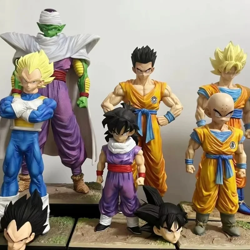 Dragon Ball Gk Unlimited Z Warrior Son Gohan Goku Piccolo Trunks Kurilin Anime Figures Manga Scene Collection Model Toy Boy Gift