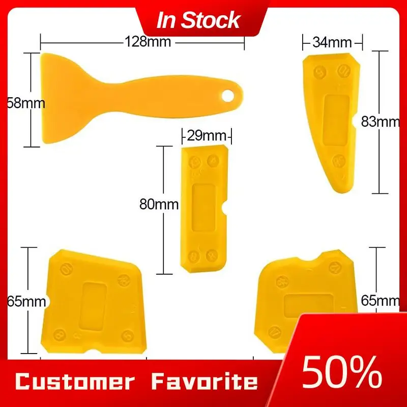 AT03 Top 9 pezzi sigillante in silicone raschietto strumento levigante kit di strumenti per calafataggio strumenti di finitura per malta per bagno cucina stanza