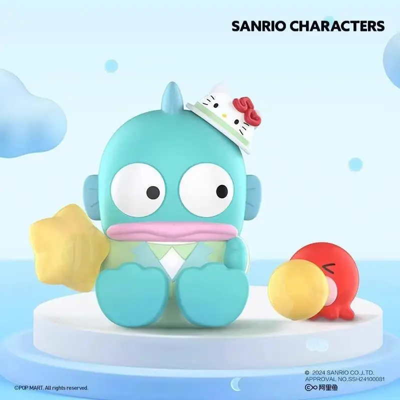 Genuino Sanrio Famiglia Hello Kitty 50th Anniversary Series Blind Box Anime Kuromi Kawaii Mini Modello Giocattolo per Bambini Regalo di Compleanno