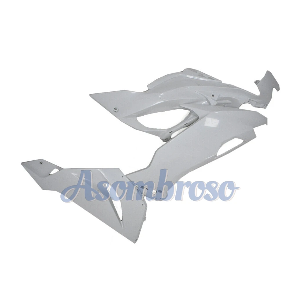 Unpainted White Fairing kit For Ninja ZX-6R 636 2019 2020 2021 2022 2023 zx 6r Injection Plastic  ZX6R 19 20 21 22 23 ZXMT