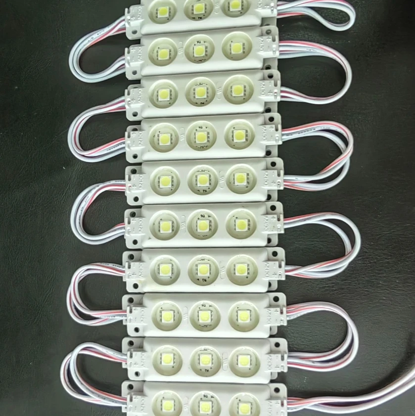 Modul Lampu TV Mini LED DC 12V 5050 3LED Modul Tahan Air Lampu Iklan Desain Lampu Lebih Terang