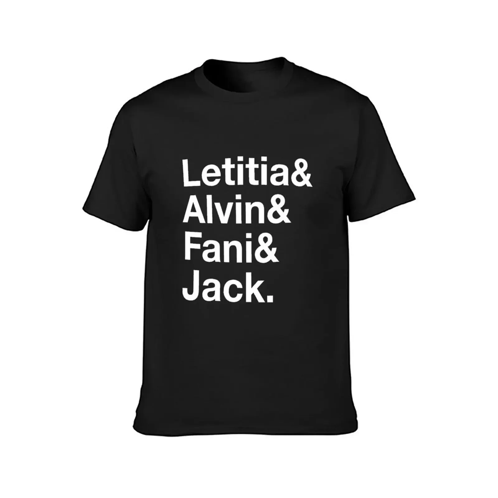 Tr*mp's prosecutors: Letitia& Alvin& Fani& Jack. T-Shirt plus size tops cotton graphic tees heavy weight t shirts for men