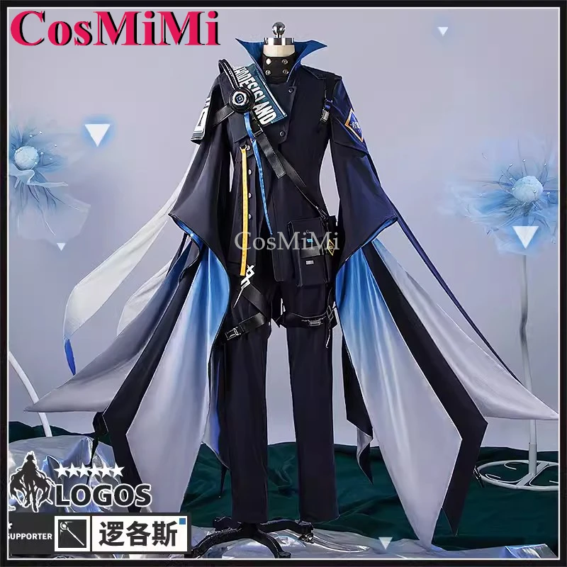 【Customized】CosMiMi Game Arknights Logos Cosplay Costume Handsome Uniforms Full Set Unisex Carnival Party Role Play Clothing New