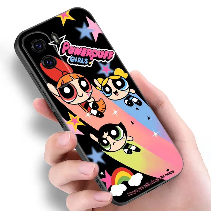 The P-Powerpuff Girls Phone Case For Huawei Honor 70 90 Lite X40 GT X50 i X5 Plus X6A X6S X7A X8A X8B X6 X7 X8 X9 4G X9A X9B 5G