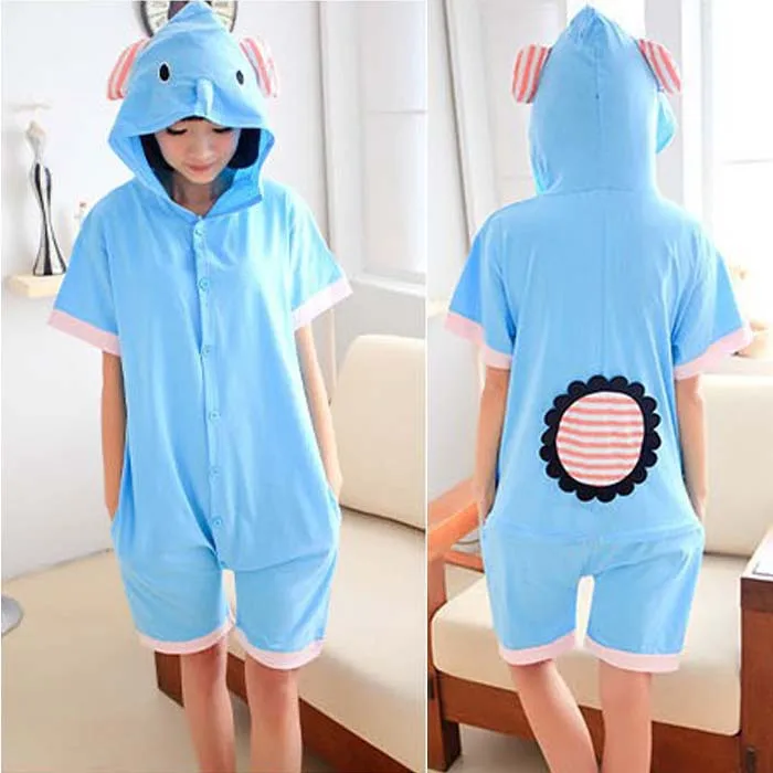 Peacock blue elephant-pure cotton