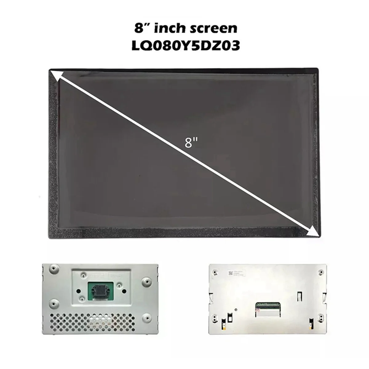 SYNC-LCD Display painel apenas substituição, 2 rádio, 8 ", 2013-2016