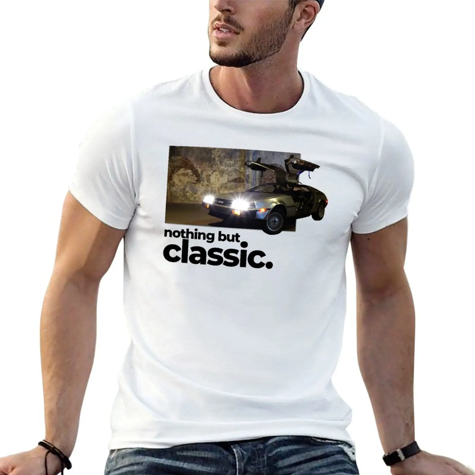 

DeLorean DMC-12 - Nothing but classic T-Shirt man tshirt t shirts for man graphic tees T-Shirt
