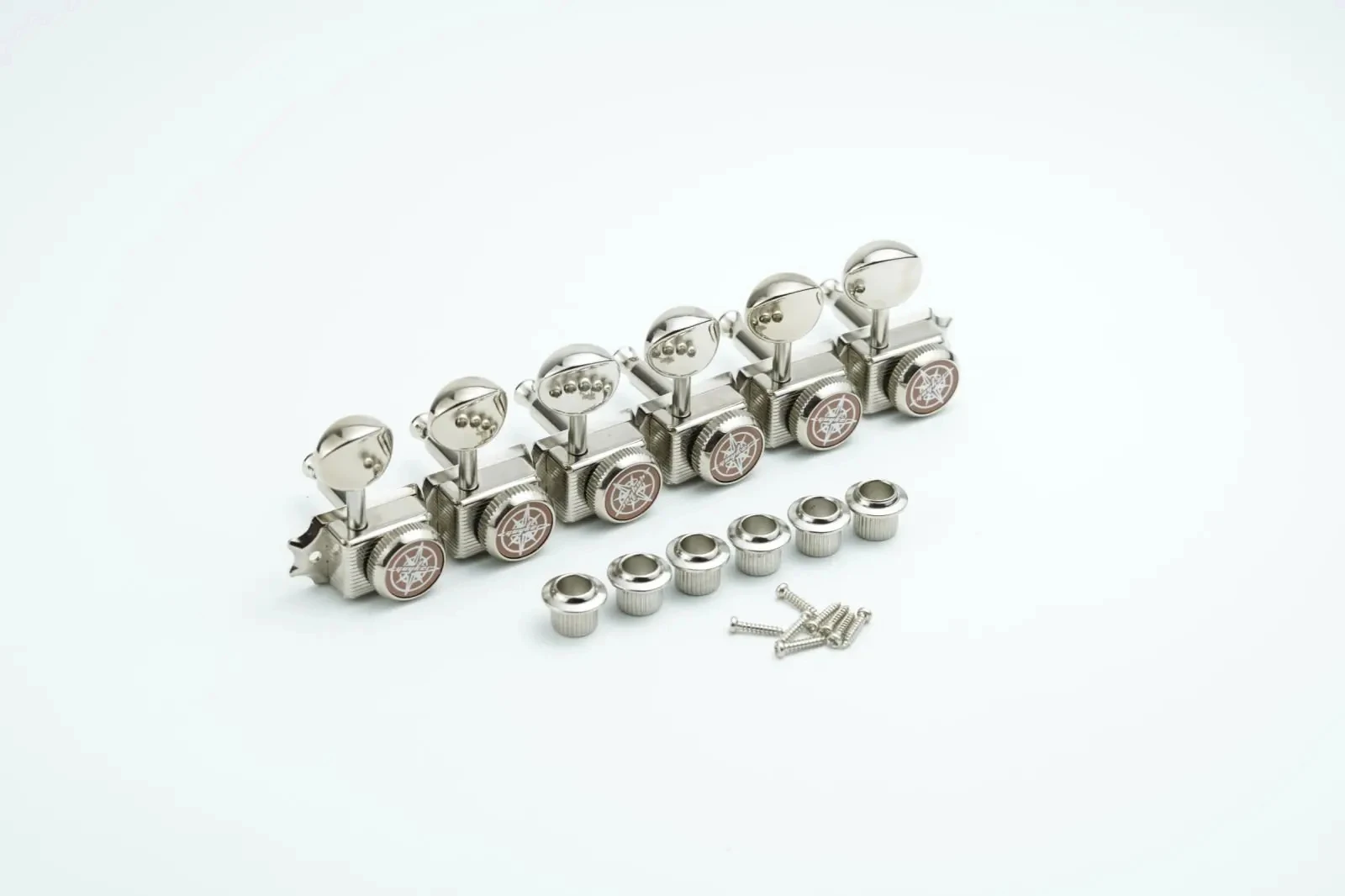 GUYKER Vintage Nickel/Chrome Lock String Tuners Electric Guitar Machine Heads Tuners For ST TL Guitar Tuning Pegs