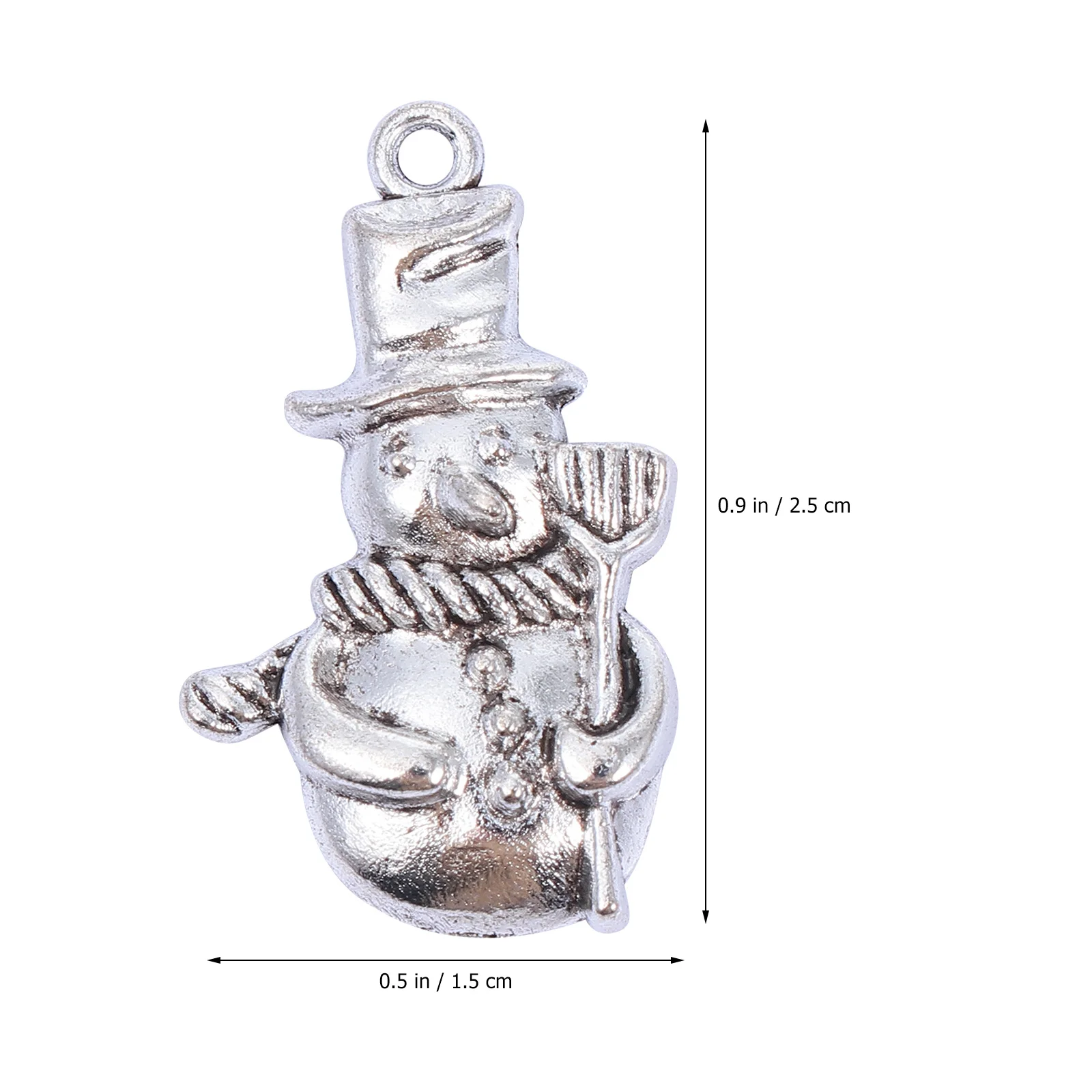

50 шт., подвески в виде снеговика из сплава в стиле ретро для самостоятельного изготовления ювелирных изделий, рождественские аксессуары, подвеска в виде снеговика, подвески из сплава