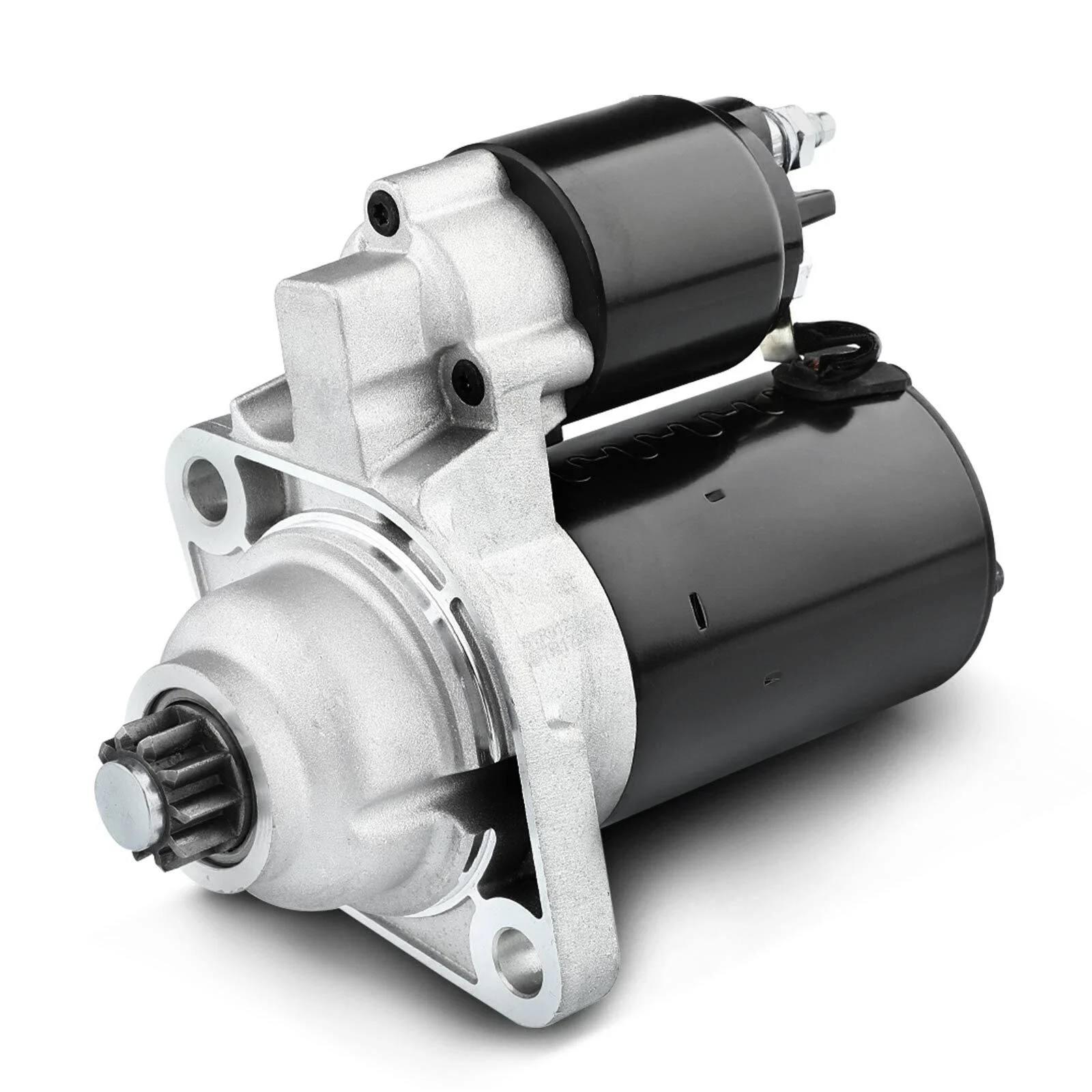 12V 1.1KW 10T Starter Motor OE 0001121008 for VW Audi Seat Skoda 02A911023L R95VW11000AC1 - view 3