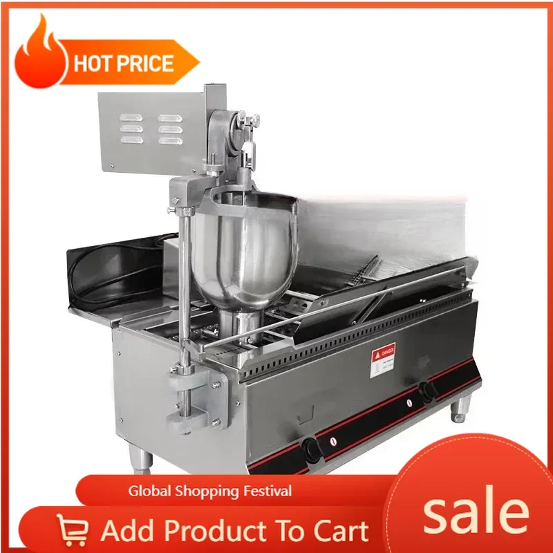 Restaurant Kitchen Donut Making Equipment Compact Mini Doughnut Maker For Fast‑food Shop