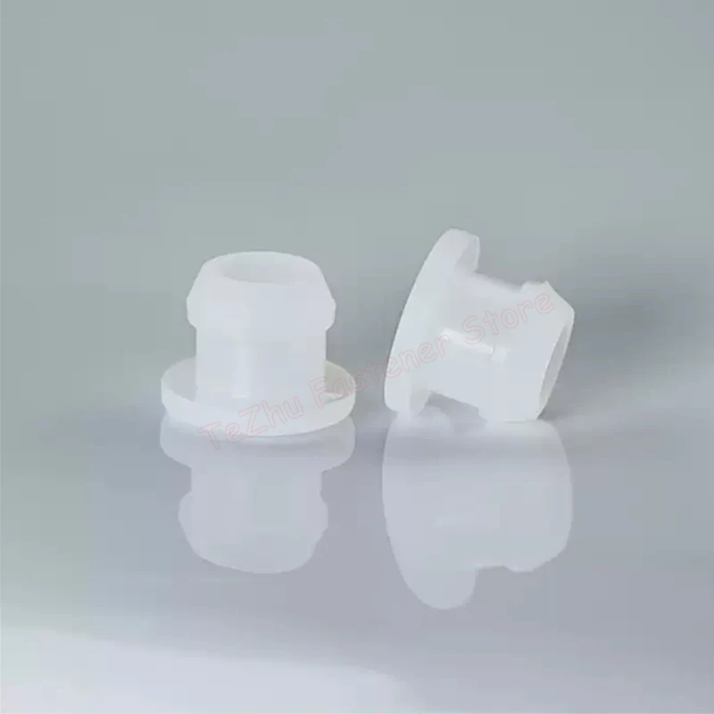 1-10Pcs 2.5-60.6mm Clear Conical Snap-on Silicone Rubber T Type Plug Blanking End Caps Tube Inserts Bung Proof High Temperature