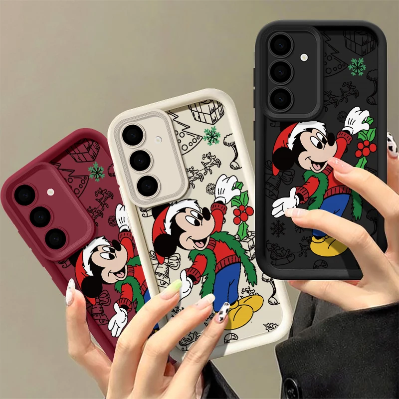 Disney Mickey And Friends Cartoon Cute Phone Case For Samsung A 14 15 S 21 22 23 24 25 35 52 53 54 5G Plus Y2K Creative Cover