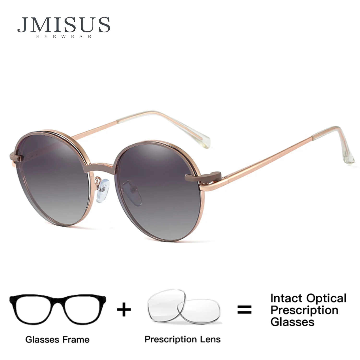 Round Clip-On Blue Light Blocking Glasses