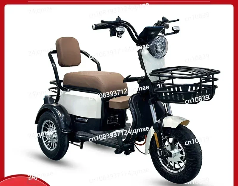 New National Standard Electric Tricycle Adult Women Pick Up and Drop Off Children Household Mini Leisure Scooter Battery Car