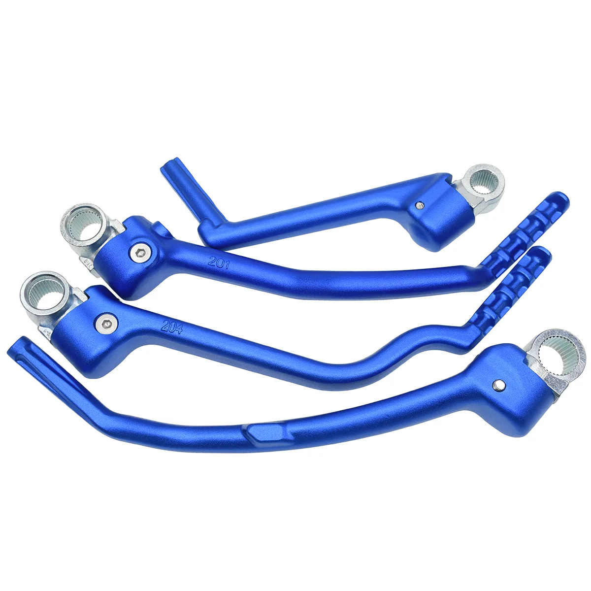 Für Yamaha YZ WR 125 YZ250 YZ250F YZ250X YZ250FX YZ450F YZ450FX WR450F Motorrad Geschmiedeter Kickstarterhebel Pedale 1986-2023 – Detail 6