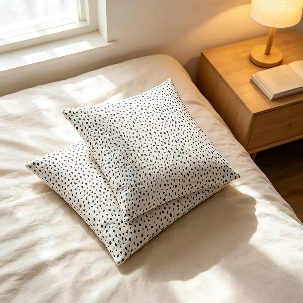 1PC Minimalist Irregular Spot Print Pillow Cover, Double Sided Throw Pillow Case, Digital Print, Sofa Couch Bedroom Home Decor