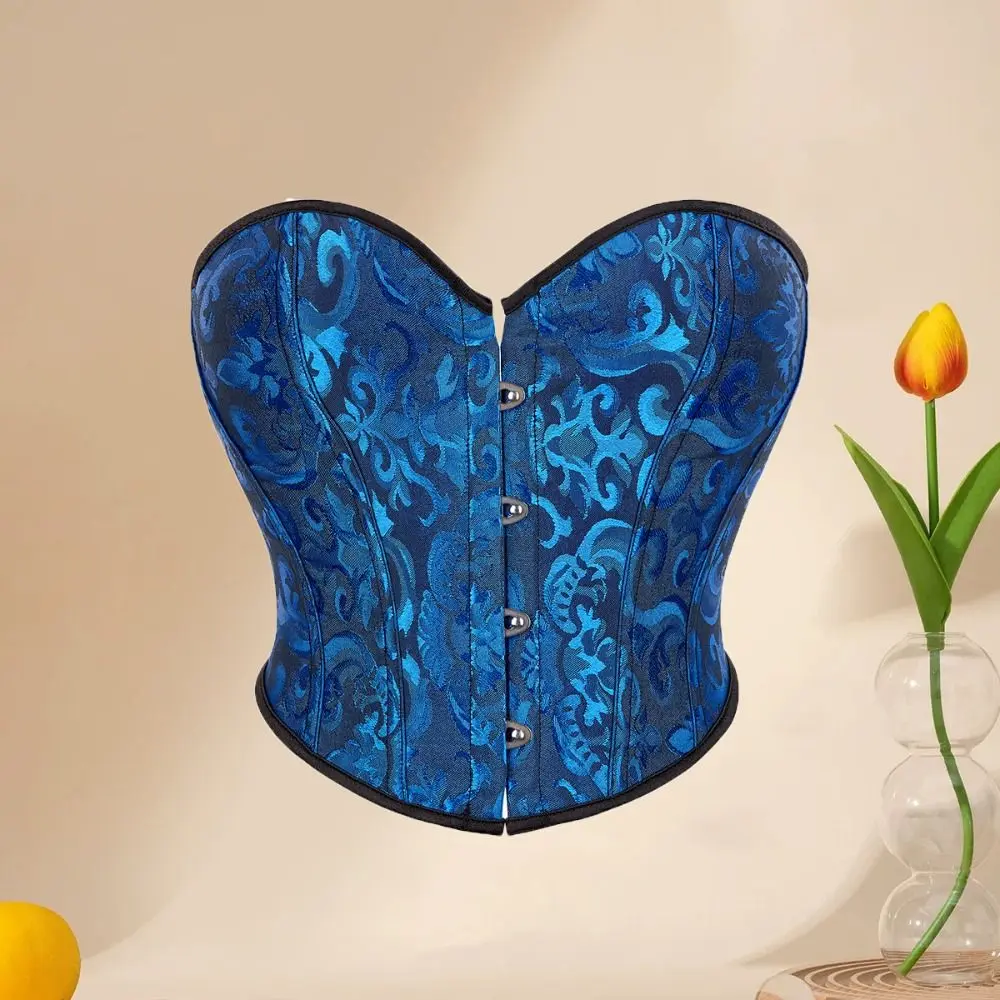 

Elastic Flower Waistband Vest Sleeveless Spicy Girl Style Satin Corset Slim fit Summer Crop Tops Ladies