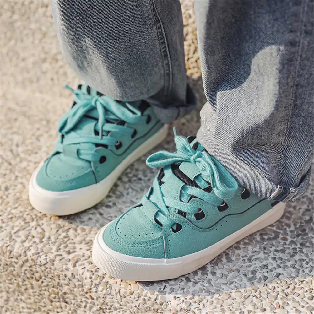 

Женские кроссовки на шнуровке больших размеров, черные, для скейтбординга, прогулок, бега, спортивная обувь