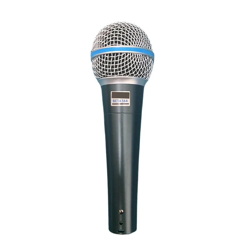 BETA 58A micrófono dinámico supercardioide para cantar en escenario, micrófono profesional con cable para Karaoke, BBOX, grabación Vocal