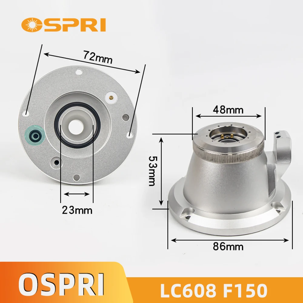 Ospri TRA Laserdüsen-Sensoranschluss LC218 LC40 LC80 LC608 LC1508 Kapazitätssensor für OSPRI Faserlaser-Schneidkopf – Detail 14