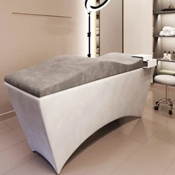 Curved Foam Mattress With Velvet Covers Salon lash Foam Topper massage table eyelash extension