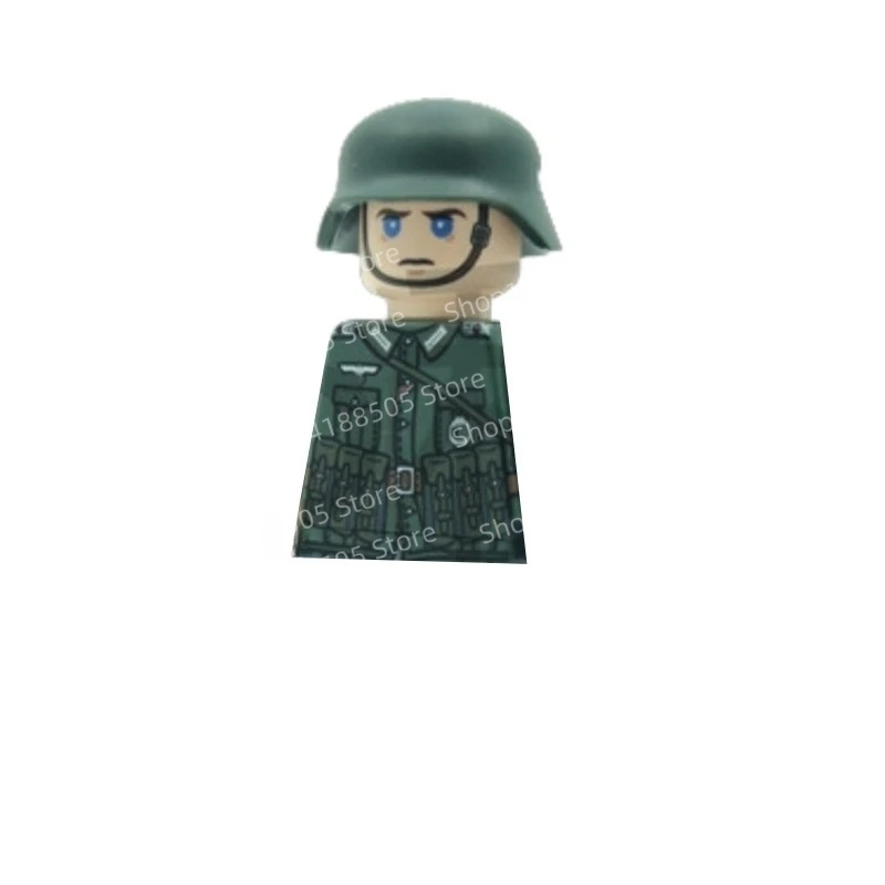

MOC Military Building Blocks Figurines World War II German Soldiers Figurines Tactical Battlefield Holiday Gifts Ornaments