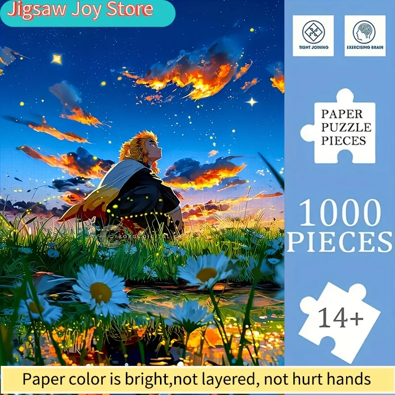 

A Box of s Jigsaw Puzzle, Anime-themed, Cardboard Puzzle, Adult Game Gift for Family Interactive Play, Halloween, Thanksgiving