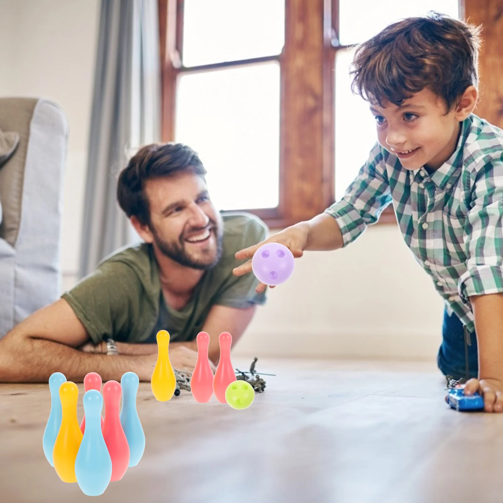 Conjunto de brinquedos boliche pai-filho crianças ao ar livre playset brinquedos plástico crianças criança esportes