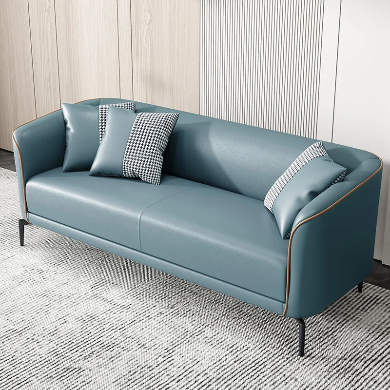 Sofa small apartment Nordic simple living room technology cloth modern single double triple