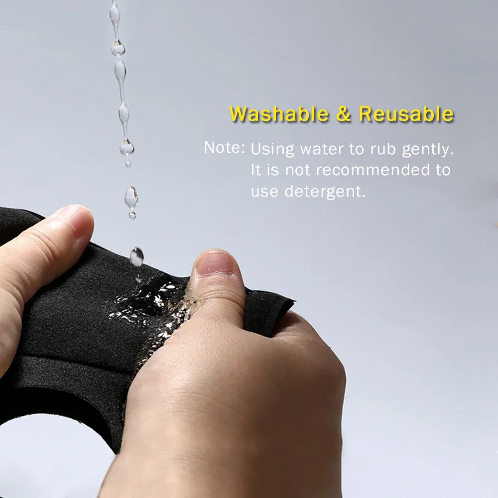 หน้ากากผ้าฝ้ายแบบ unisex สำหรับกรองฝุ่น ป้องกันสุขภาพ เหมาะสำหรับปั่นจักรยาน หน้ากากผ้าฝ้ายสำหรับใช้ในบ้าน ผ้าก๊อซ ป้องกันฝุ่นควัน ใช้งานได้จริง สีดำล้วน