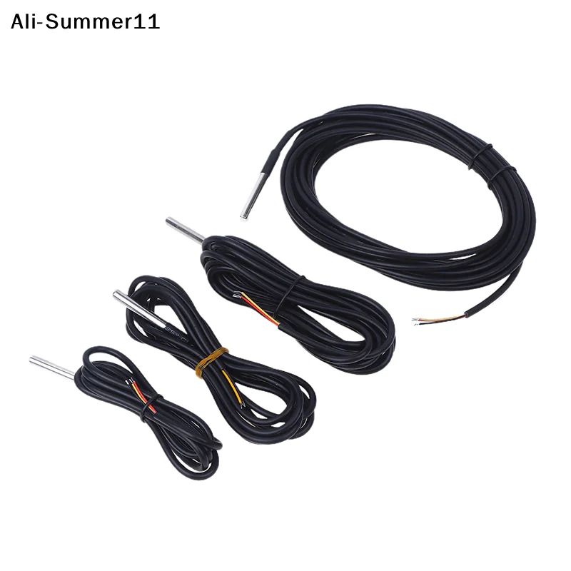 【Sa1】【AZ0】【HMA73】1PCS DS18B20 Waterproof Thread Temperature Probe Temperature Sensor Stainless Steel For Arduino