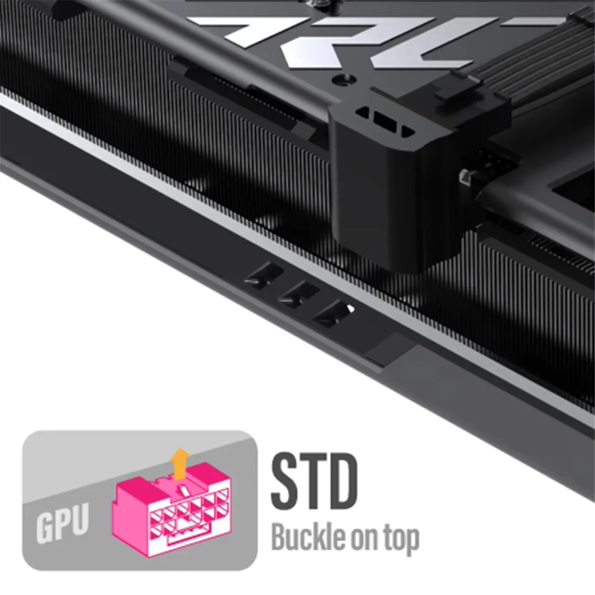 ATX3.0 90 Degree Power Connector DIY 12VHRWR 12+4 Pin Computer Graphics Card GPU Adapter STD for 4090 4080 Black-BCBW