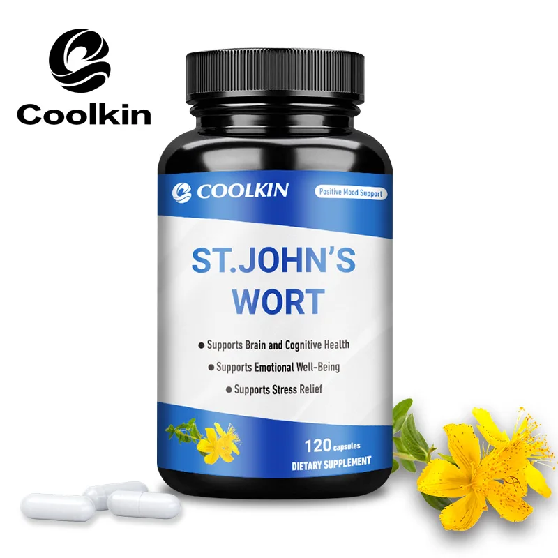 St. John\'s Wort 500mg - Supports Positive Mood and Promotes Brain Health