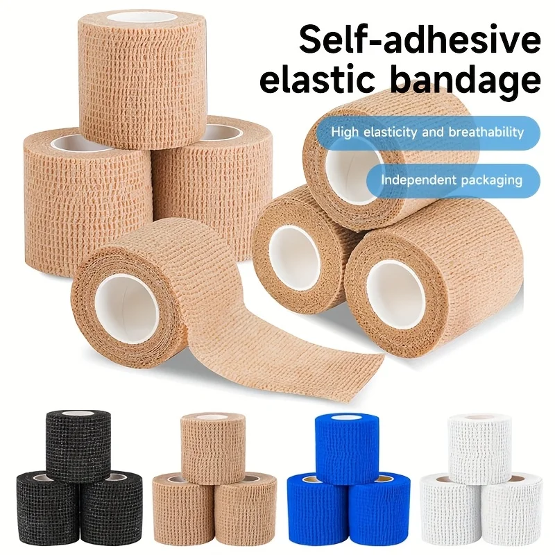 

1pc Self Adhesive Elastic Bandage Non-slip Waterproof Fingers Bandage Tattoo Cover Breathable Outdoor Sport Protective Tape