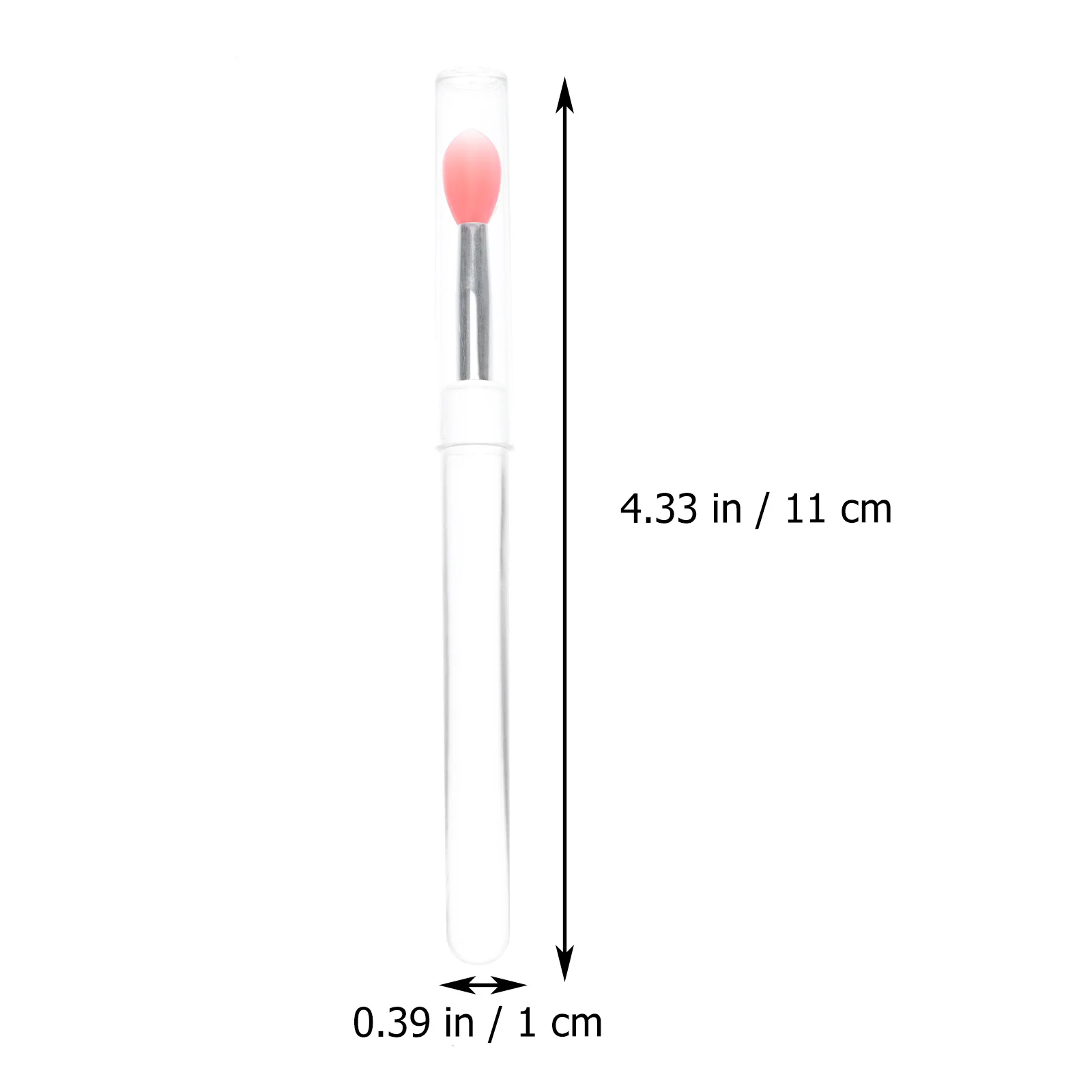 6-delige anti-stof siliconen lipborstelset voor gladde lippenstifttoepassing oogschaduw glans balsem make-uptool